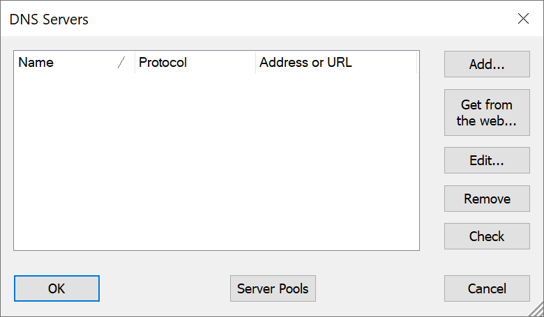 DNS Server List
